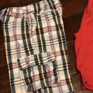 Wes and Willy plaid shorts